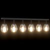 Loftlamper med Justerbar Glaslysestage i Antracit E27