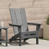 Foldbar Adirondack Stol Lysegrå 74.5 x 80.5 x 90cm Plastik