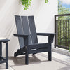 Foldbar Adirondack Stol Marineblå 74.5 x 80.5 x 90cm Plastik
