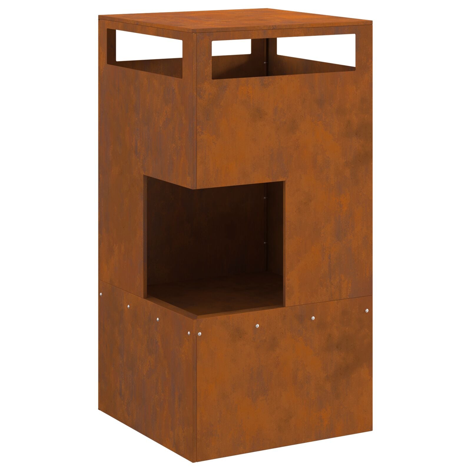Ildsted 50x50x100 cm Vejrbestandig Stål
