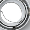indbyggede spotlights 6 stk Firkant GU10 Hvid 91x91 mm