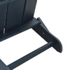Foldbar Adirondack Stol Marineblå 74.5 x 80.5 x 90cm Plastik