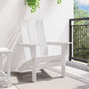 Foldbar Adirondack Stol Hvid 74.5 x 80.5 x 90cm Plastik