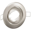 Lamper Sæt af 6 Sølv Aluminium 9 cm Indbyggede lys Runde