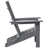 Foldbar Adirondack Stol Lysegrå 74.5 x 80.5 x 90cm Plastik
