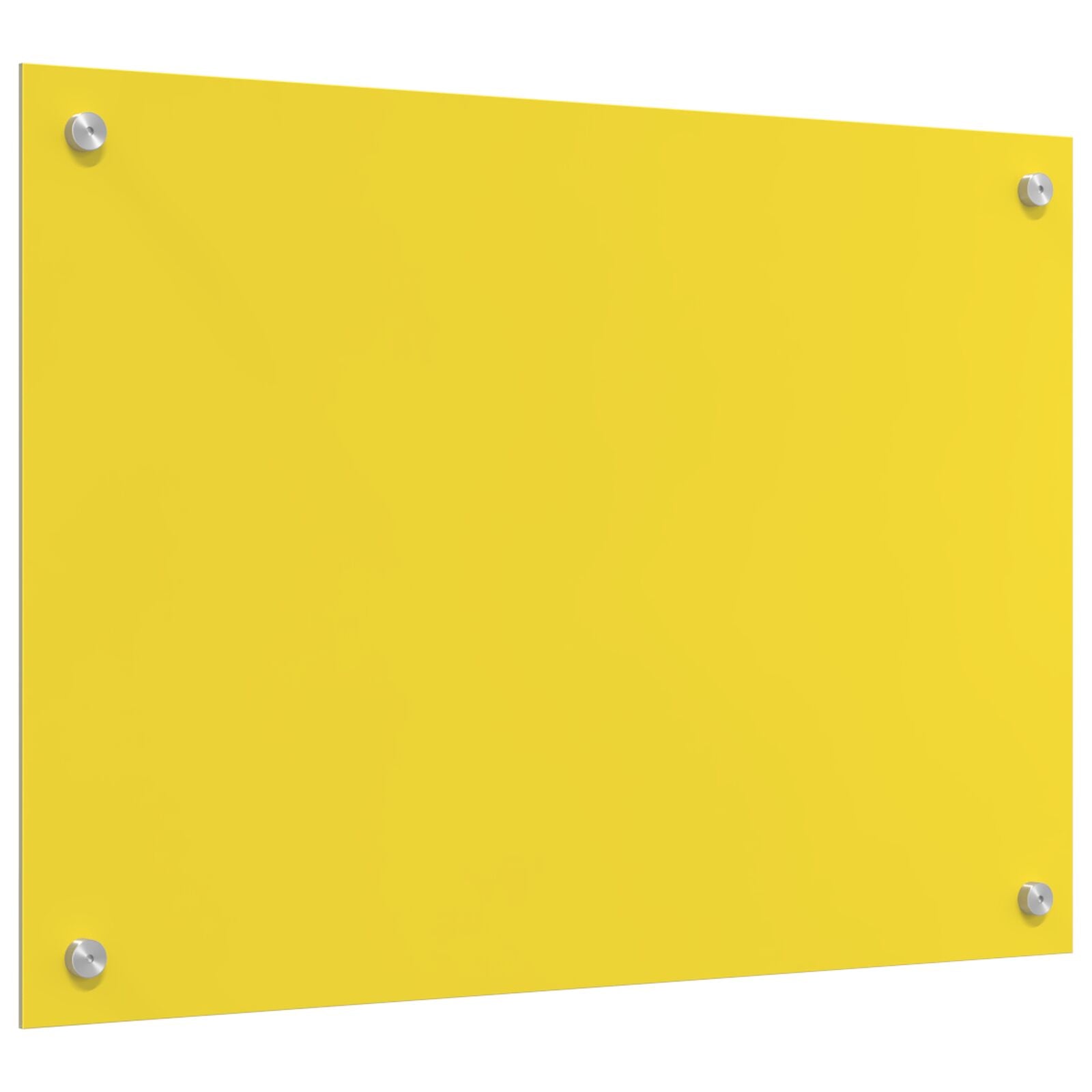 Køkken Bagvæg Gul 70x50x0,6 cm Hærdet Glas