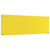 Køkken Bagplade Gul 120x40x0,6 cm Tempereret Glas