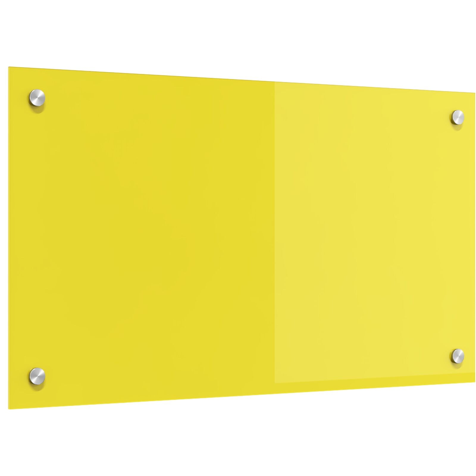 Køkken Backsplash Gul 70x40x0,6 cm Hærdet Glas