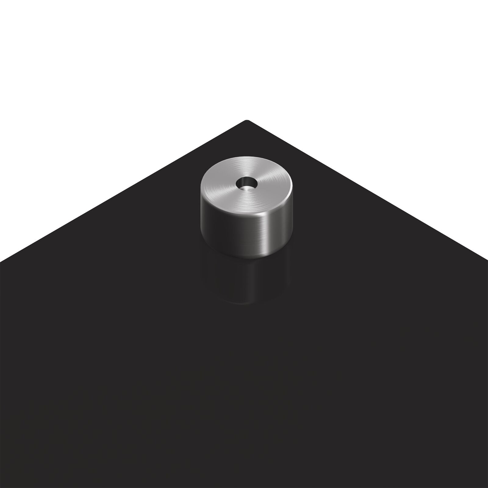 Køkken Backsplash Sort 110x60x0,6 cm Tempereret Glas
