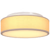 Loftlys Flush Mount Gråbrun Ø 38 cm Stof E27