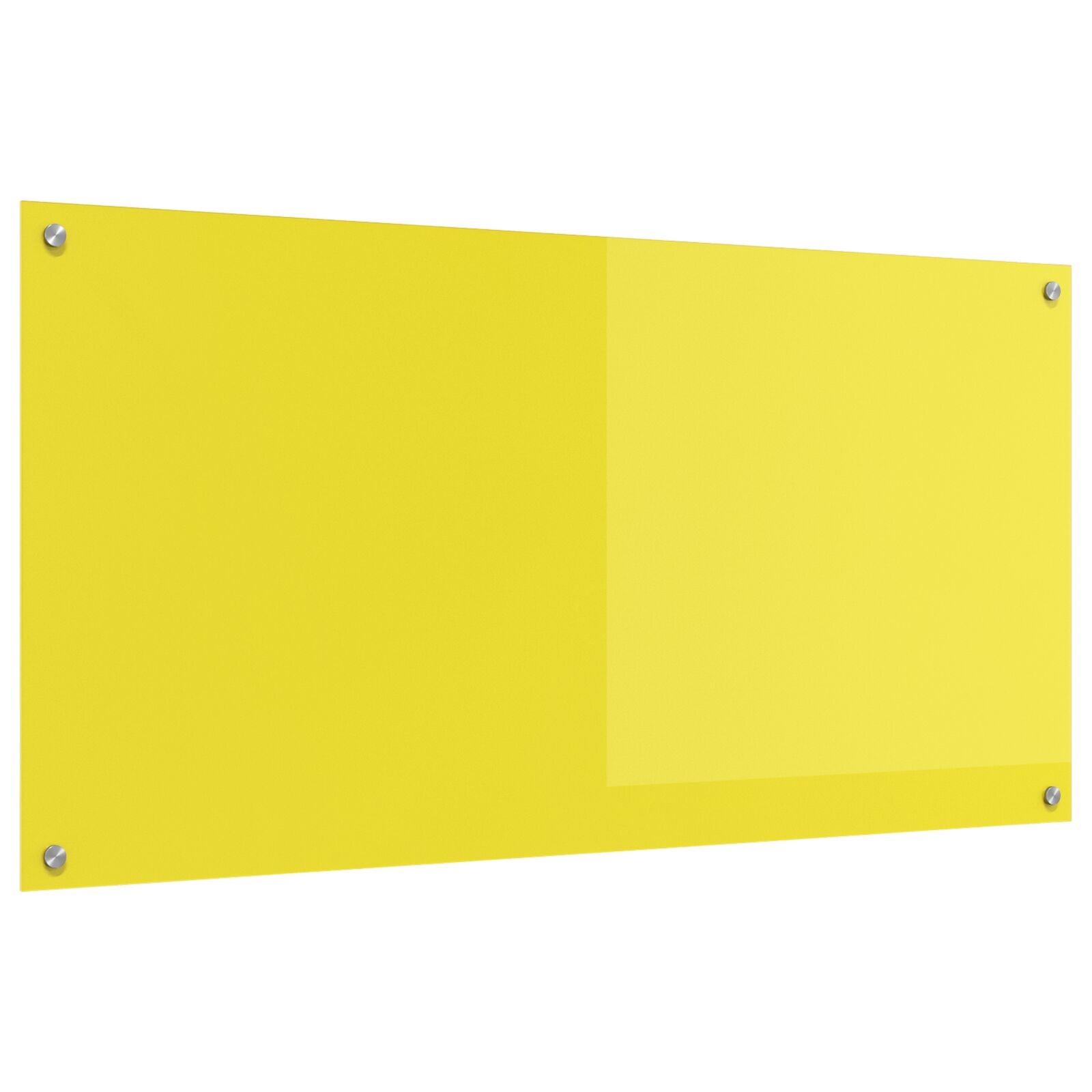 Køkken Bagvæg Gul 120x60x0,6 cm Temperatur Glas