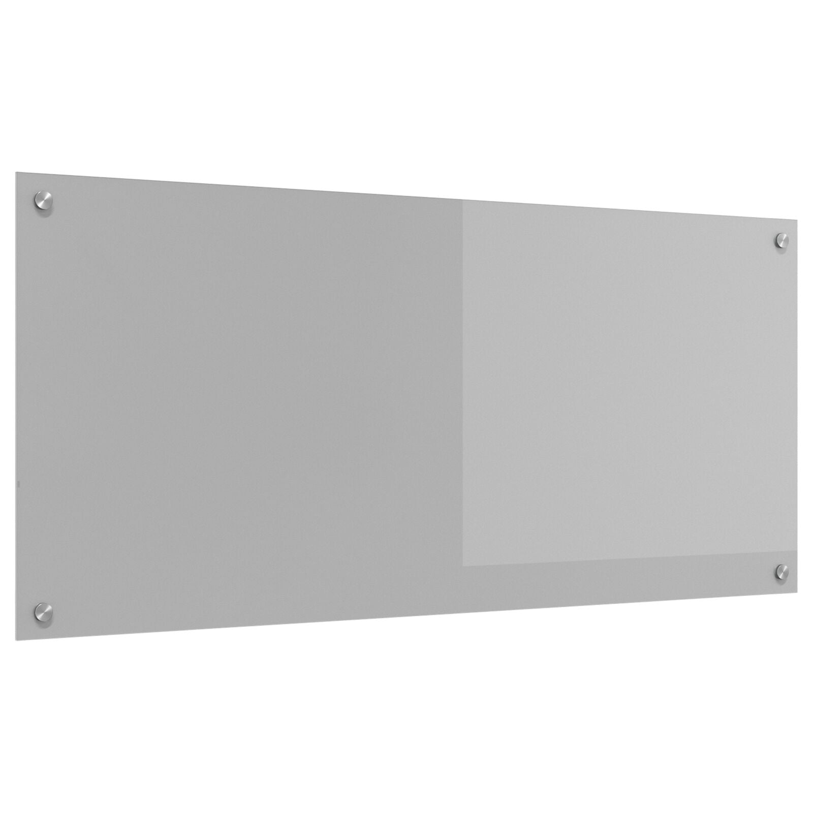 Køkken Splashback Lys Grå 110x50x0,6 cm Tempereret Glas