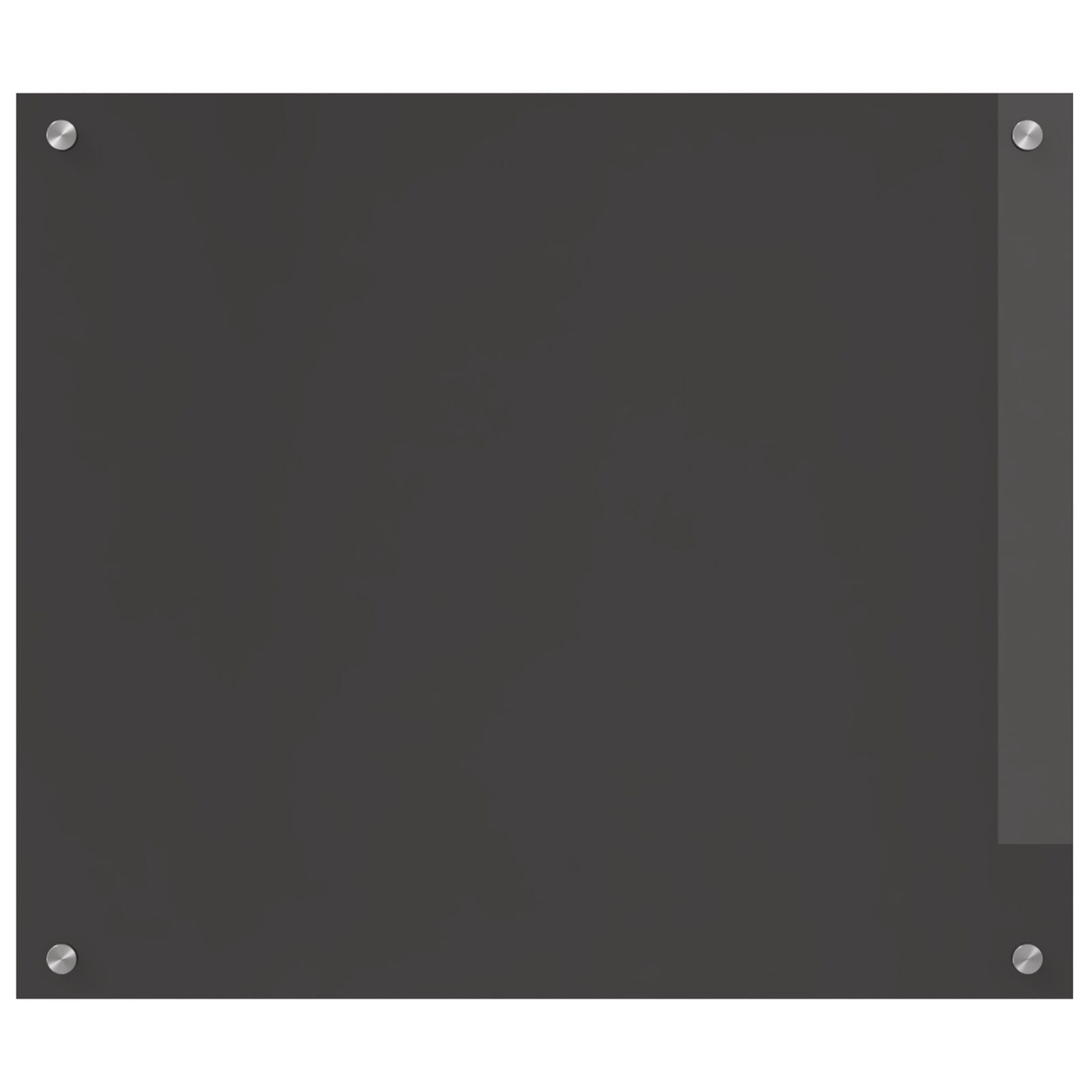Køkken Backsplash Mørkegrå 70x60x0,6 cm Hærdet Glas