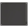Køkken Backsplash Mørkegrå 70x60x0,6 cm Hærdet Glas