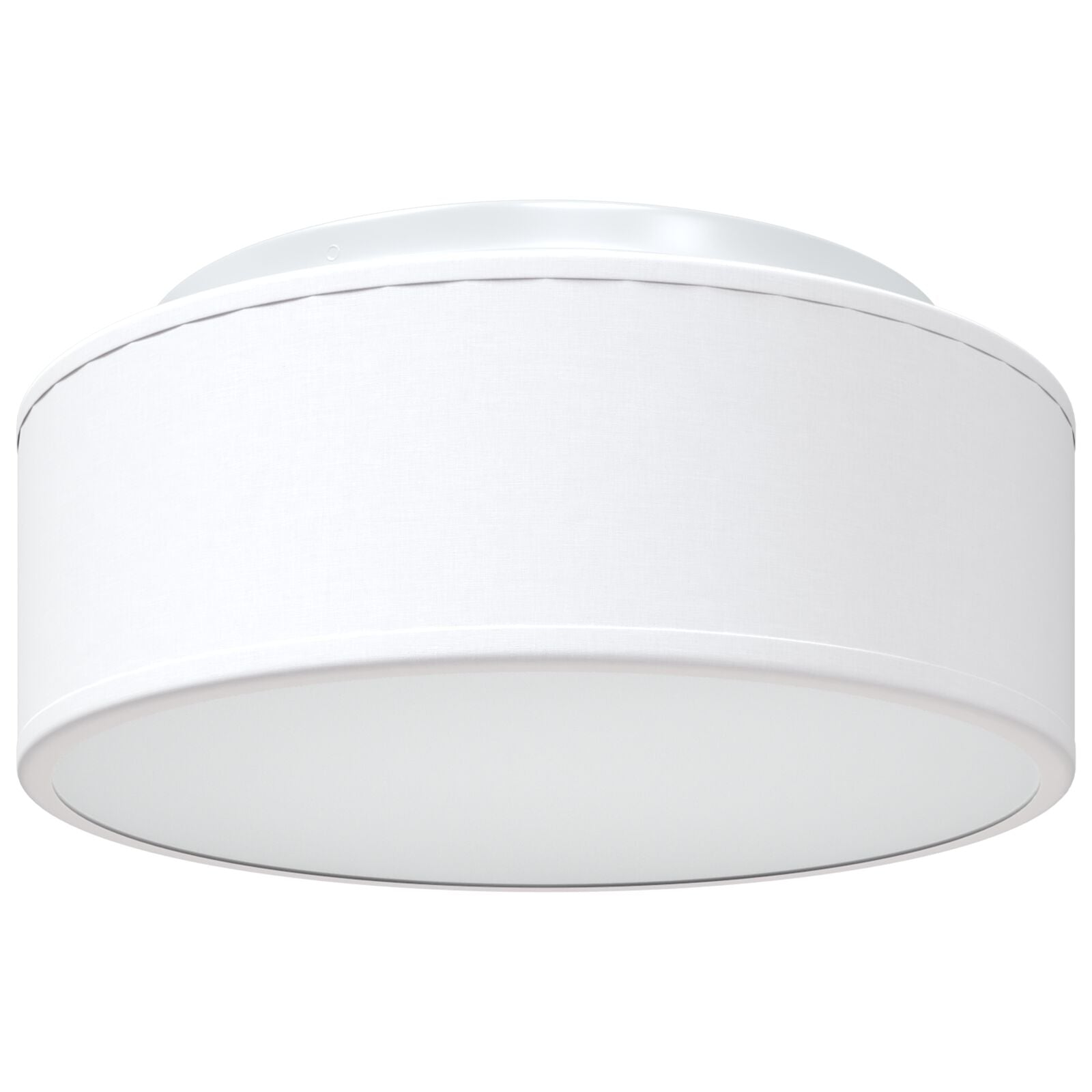 Loftlys Flush Mount Hvid Ø 30 cm Stof E27