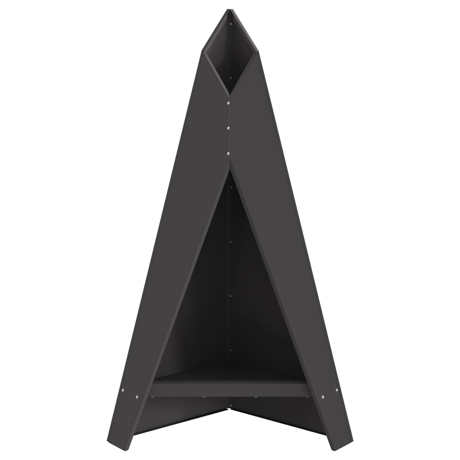 Bålsted Pyramid 58x36x100 cm Vejrbestandig Stål