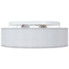 Loftlys Flush Mount Grå Ø 38 cm Stof E27
