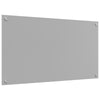 Køkken Backsplash Lys Grå 90x50x0.6 cm Hærdet Glas