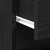 Natbord 2 stk Sort Eg 45x34x44,5 cm Konstrueret Træ