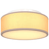 Loftlys Flush Mount Gråbrun 30 cm Stof E27