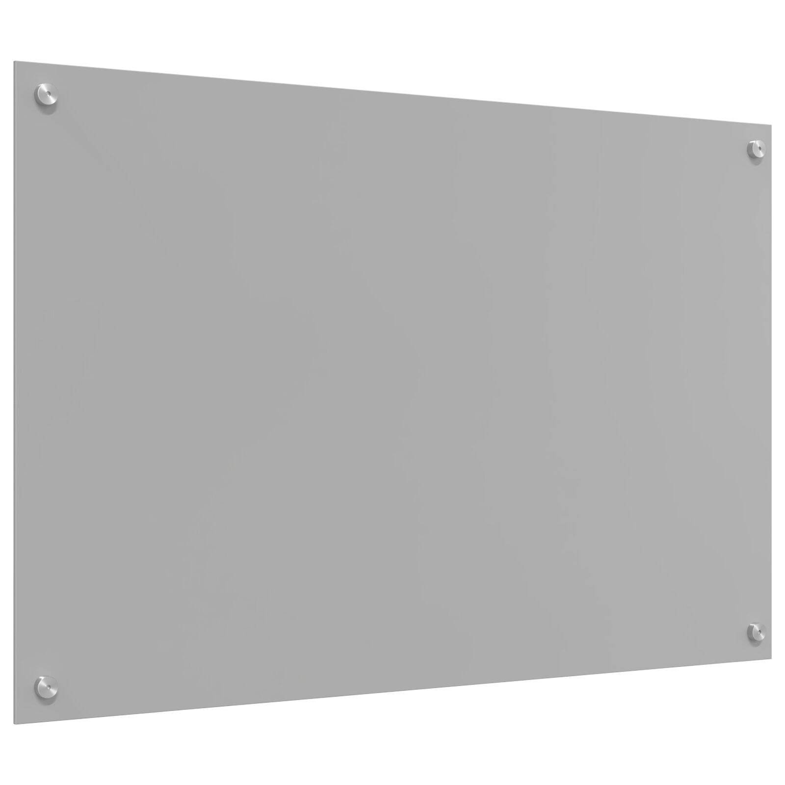 Køkken Backsplash Lysegrå 90x60x0,6 cm Hærdet Glas