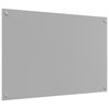 Køkken Backsplash Lysegrå 90x60x0,6 cm Hærdet Glas