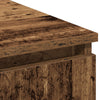 TV Skab med LED Gammelt Træ 180x38x49 cm Konstrueret Træ