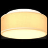 Loftlys Flush Mount Hvid Ø 30 cm Stof E27