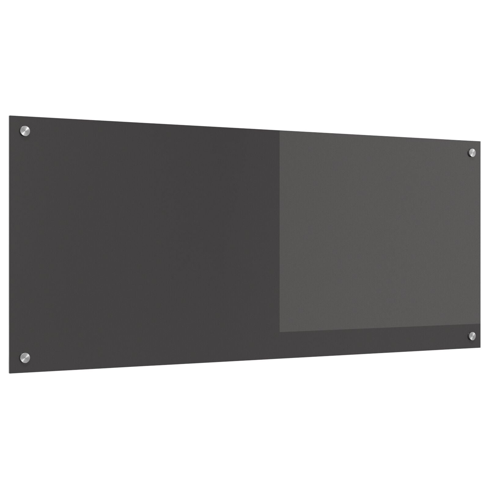 Køkken Backsplash Mørkegrå 120x50x0,6 cm Hærdet Glas