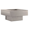 Læskærm Fire Pit Square 60x60x30 cm Vejrbestandig Stål