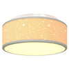 Loftlampe med Stjernet Lampskærm Grå Ø 30 cm E27