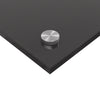 Køkken Splashback Mørkegrå 100x40x0,6 cm Hærdet Glas