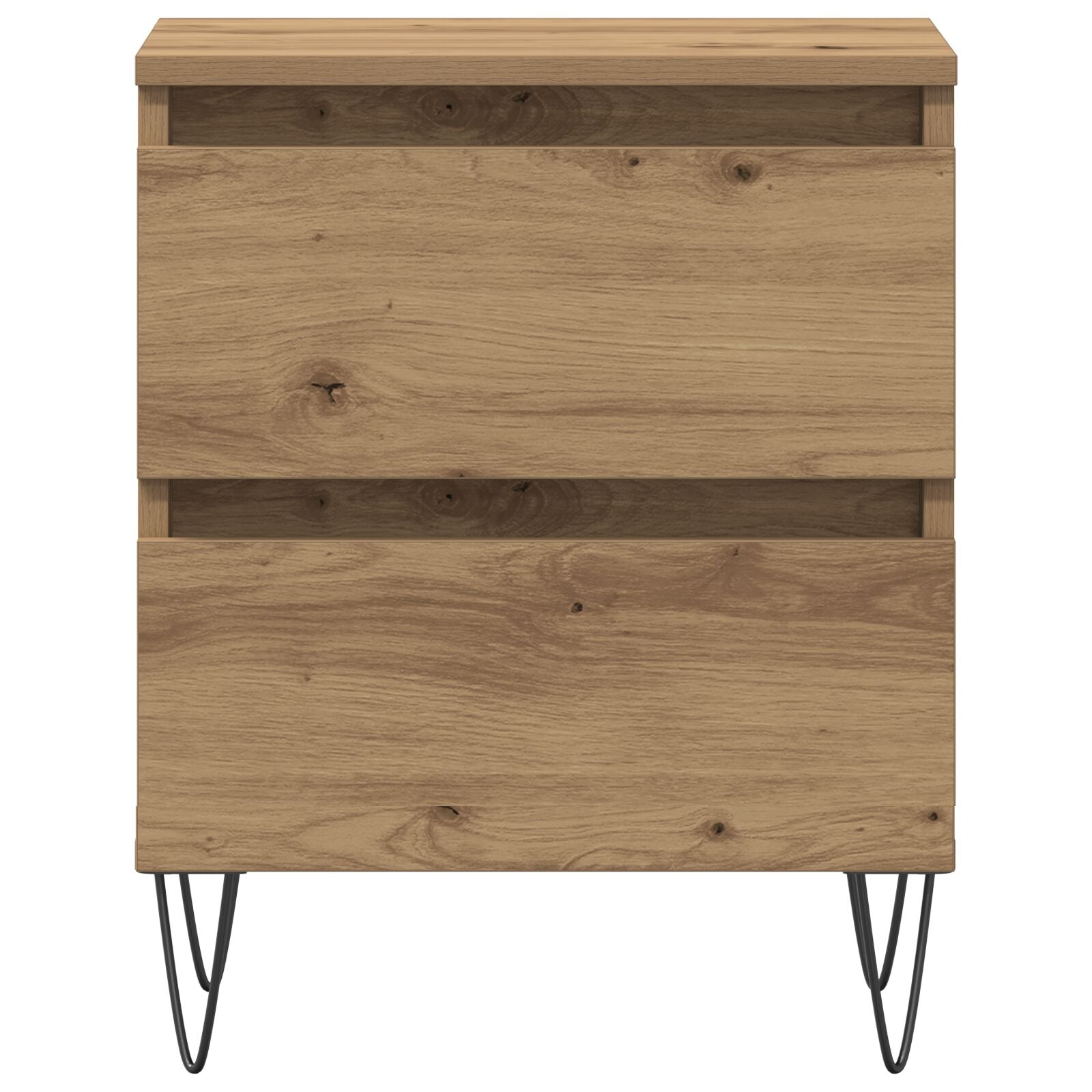 Natbord 2 stk Artisan Eg 40x35x50 cm Konstrueret Træ