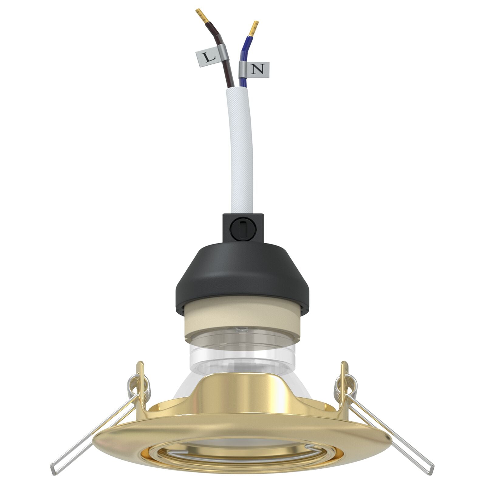 Lamper Sæt af 6 Guld Metal 9 cm Moderne Indbygningslys