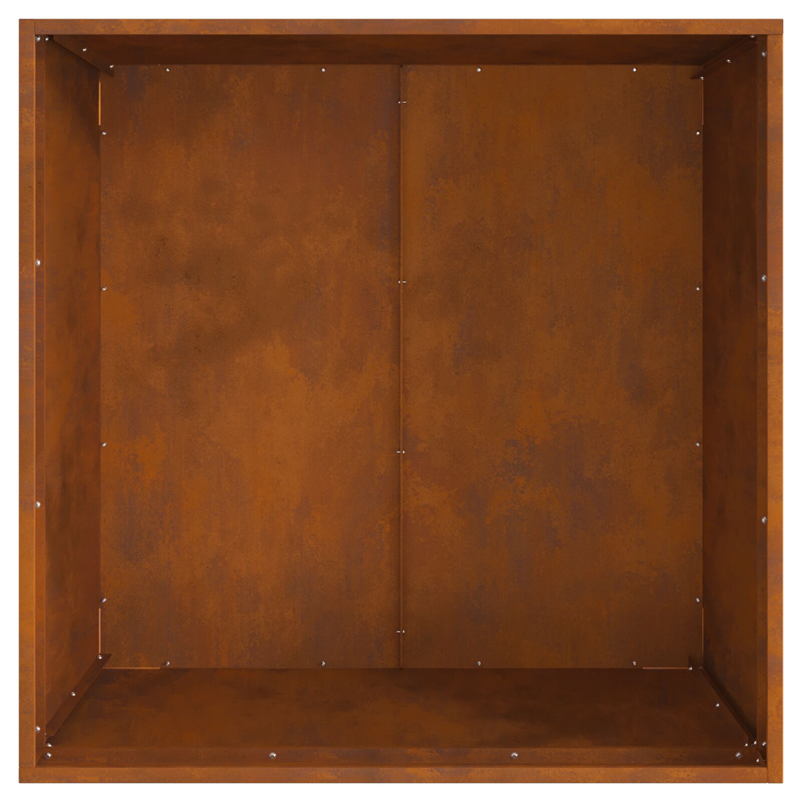 Bålsted Kvadratisk 80x80x43 cm Vejrbestandigt Stål
