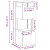 Fyrfadslys Fyrretræ Sort 35x35x100 cm Stål