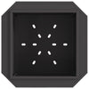 Røgløs Fire Pit Sort 58x58x51 cm Stål