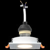 indbyggede spotlights 6 stk Firkant GU10 Hvid 91x91 mm