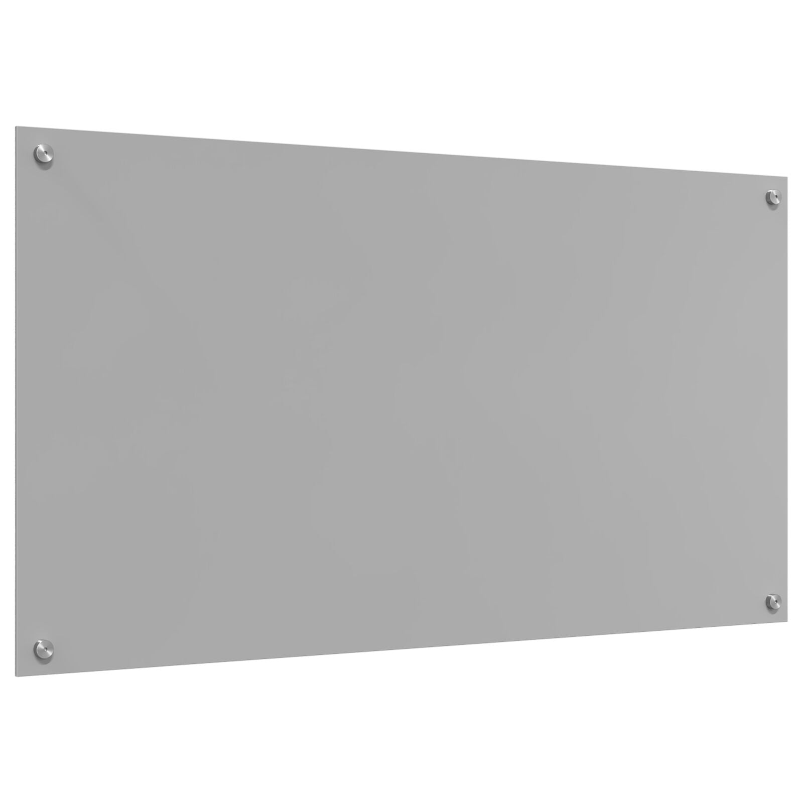 Køkken Backsplash Lys Grå 110x60x0,6 cm Hærdet Glas
