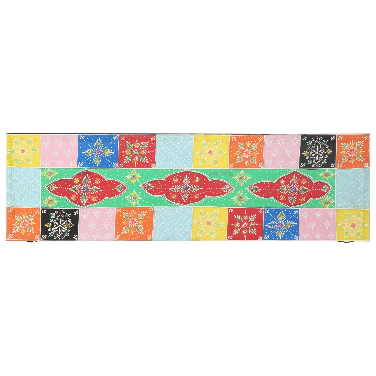TV Skab Væghængt Flerfarvet 100x30x22cm Konstrueret Træ