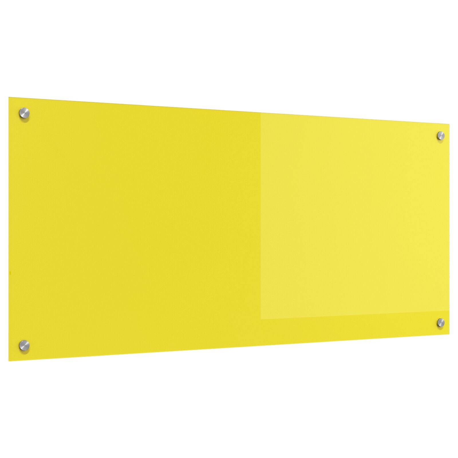 Køkken Splashback Gul 110x50x0,6 cm Hærdet Glas