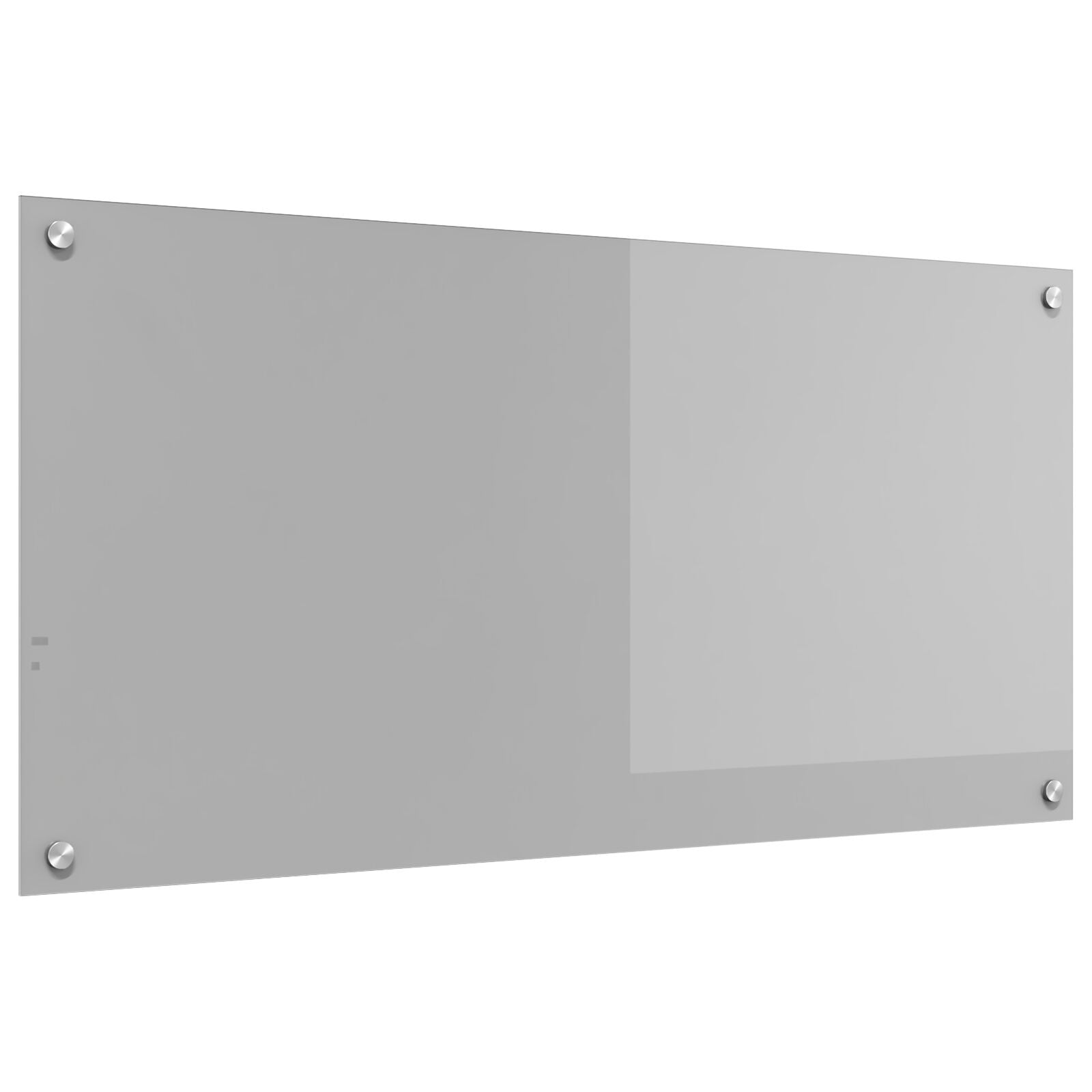 Køkken Backsplash Lys Grå 100x50x0,6 cm Hærdet Glas