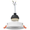 Indbyggede Spotlights 6 stk Rund GU10 Hvid Ø91 mm