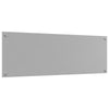 Køkken Backsplash Lys Grå 120x40x0,6 cm Tempereret Glas