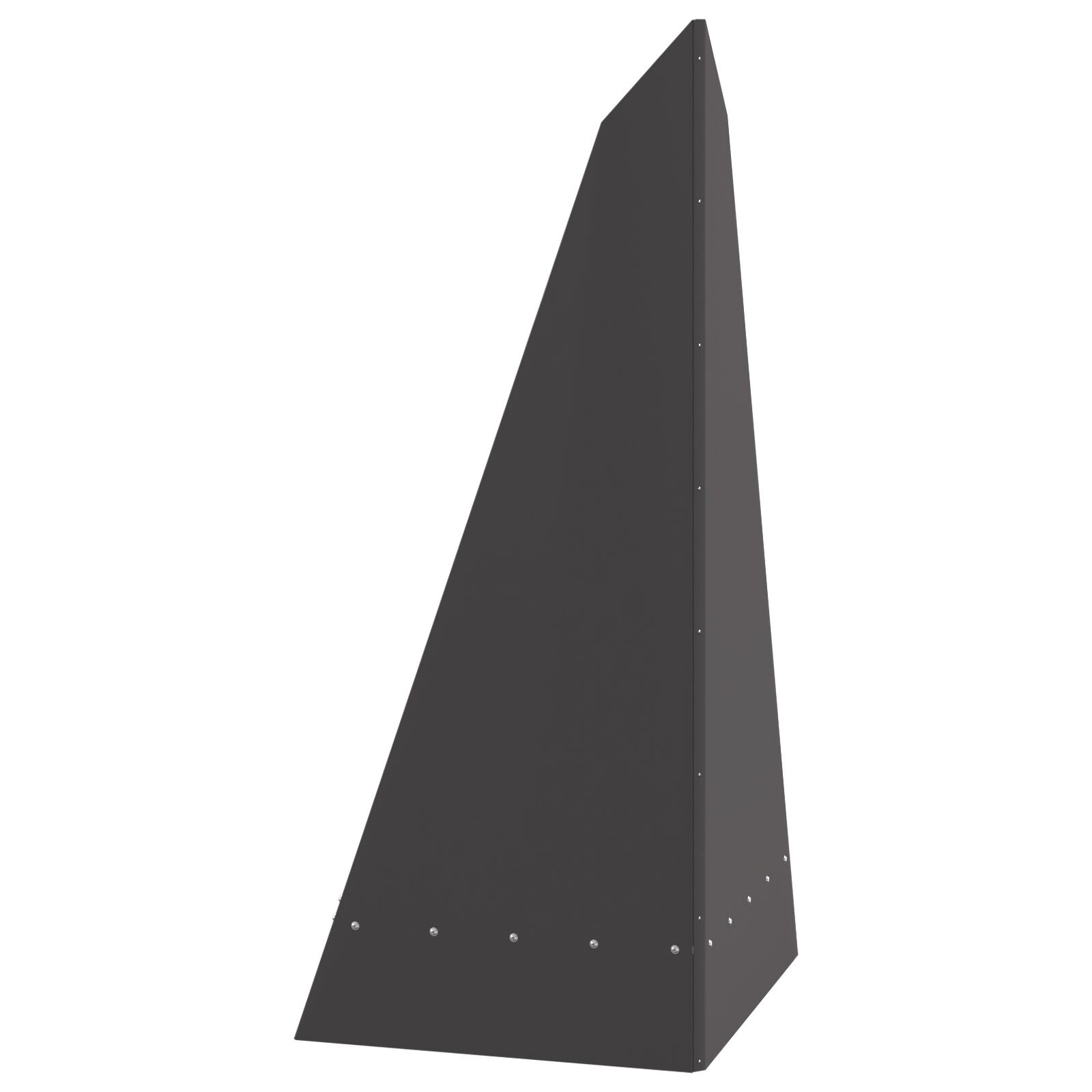 Bålsted Pyramid 58x36x100 cm Vejrbestandig Stål