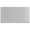 Køkken Backsplash Lys Grå 90x50x0.6 cm Hærdet Glas