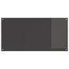 Køkken Backsplash Mørkegrå 120x60x0,6 cm Hærdet Glas