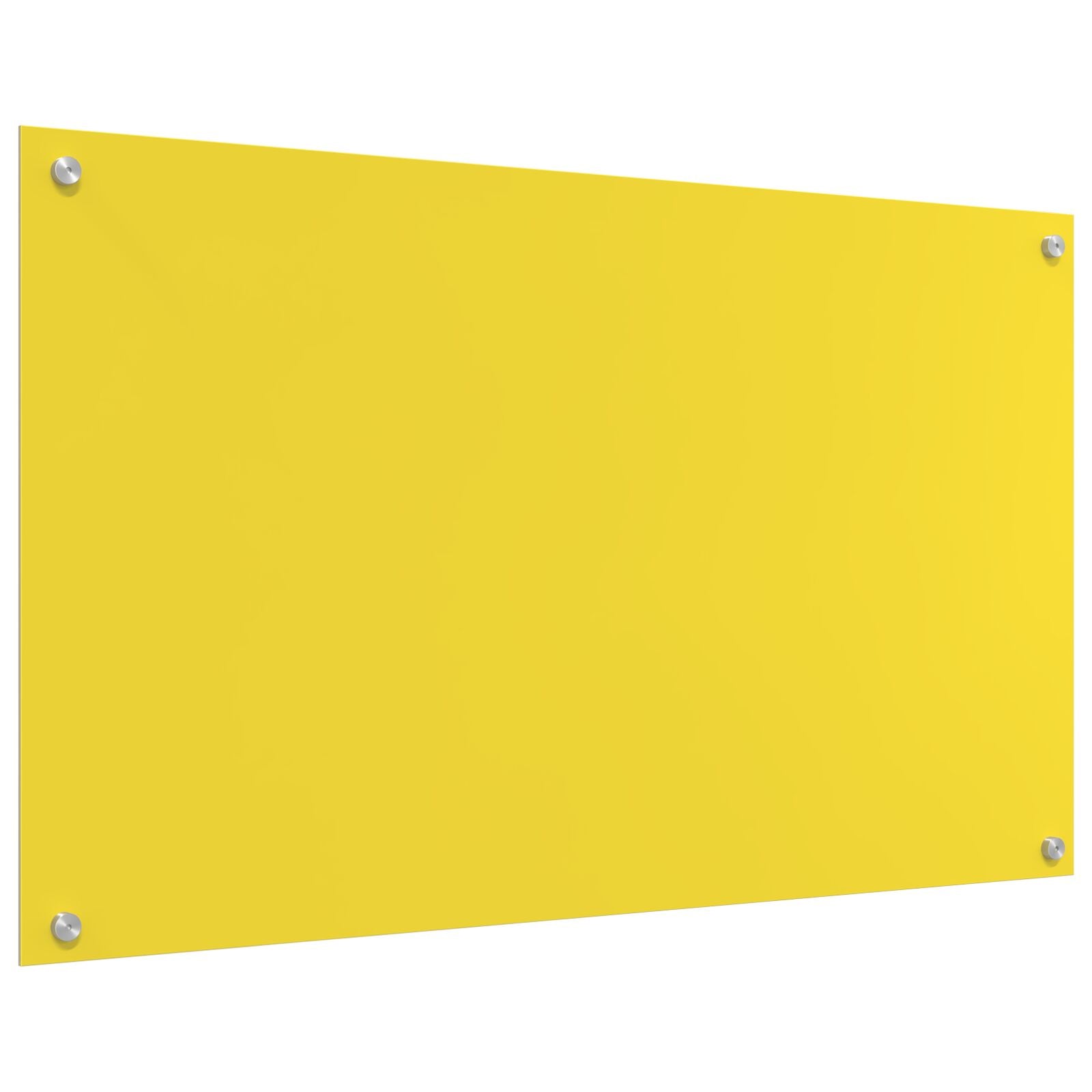 Køkken Bagvæg Gul 100x60x0,6 cm Hærdet Glas