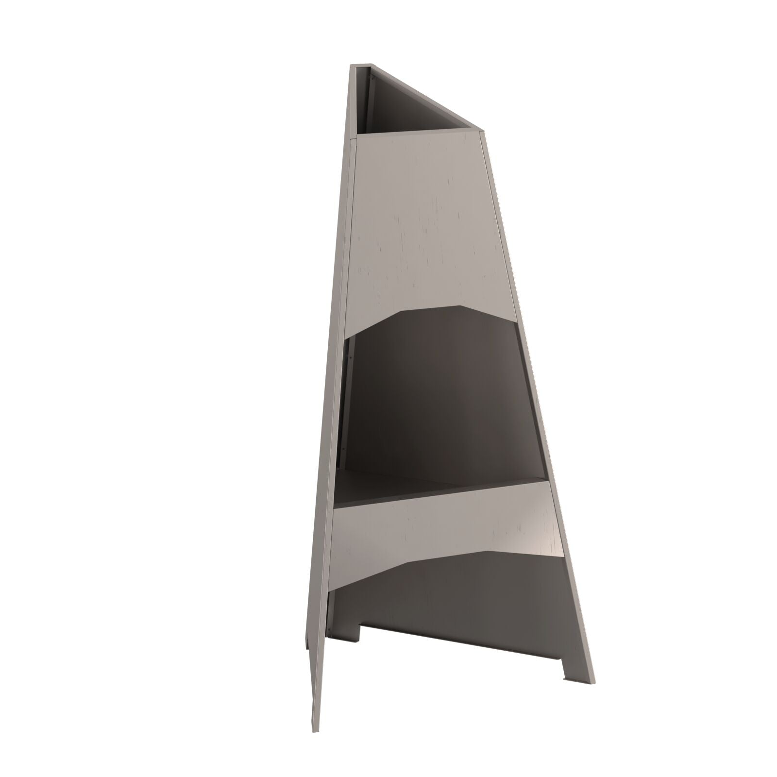 Fyrfad Pyramide 50x45x95 cm Vejrbestandigt Stål