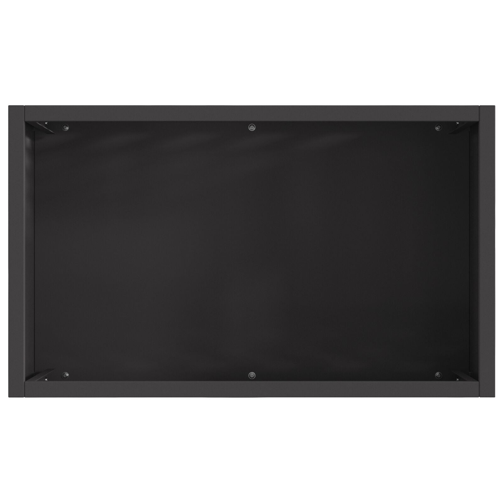 Fyrfadslys Rektangulær Sort 50x30x40 cm Stål